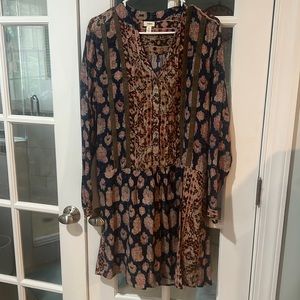 NWOT Anthropologie Long Sleeve Dress Size L